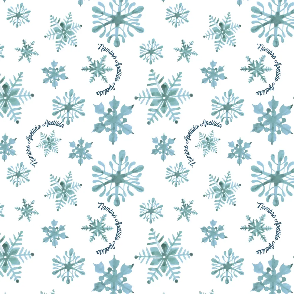 Snowflakes 121 ............................... *VARIAS OPCIONES DE COLOR Azul