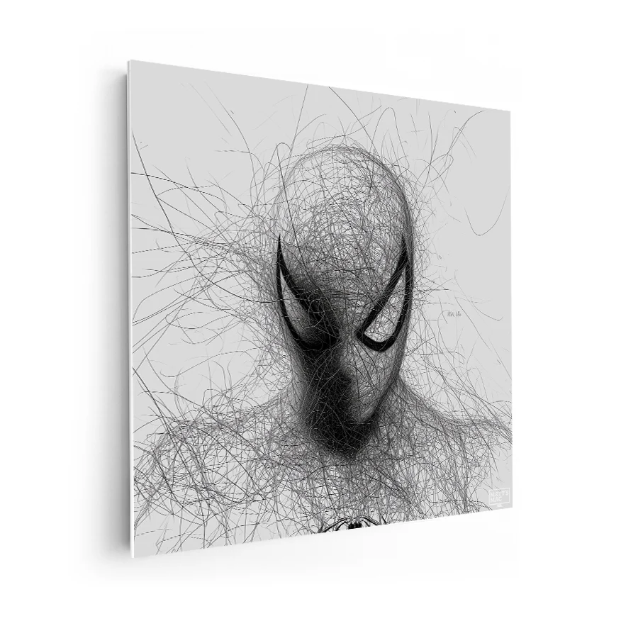 Spiderman Líneas Poster