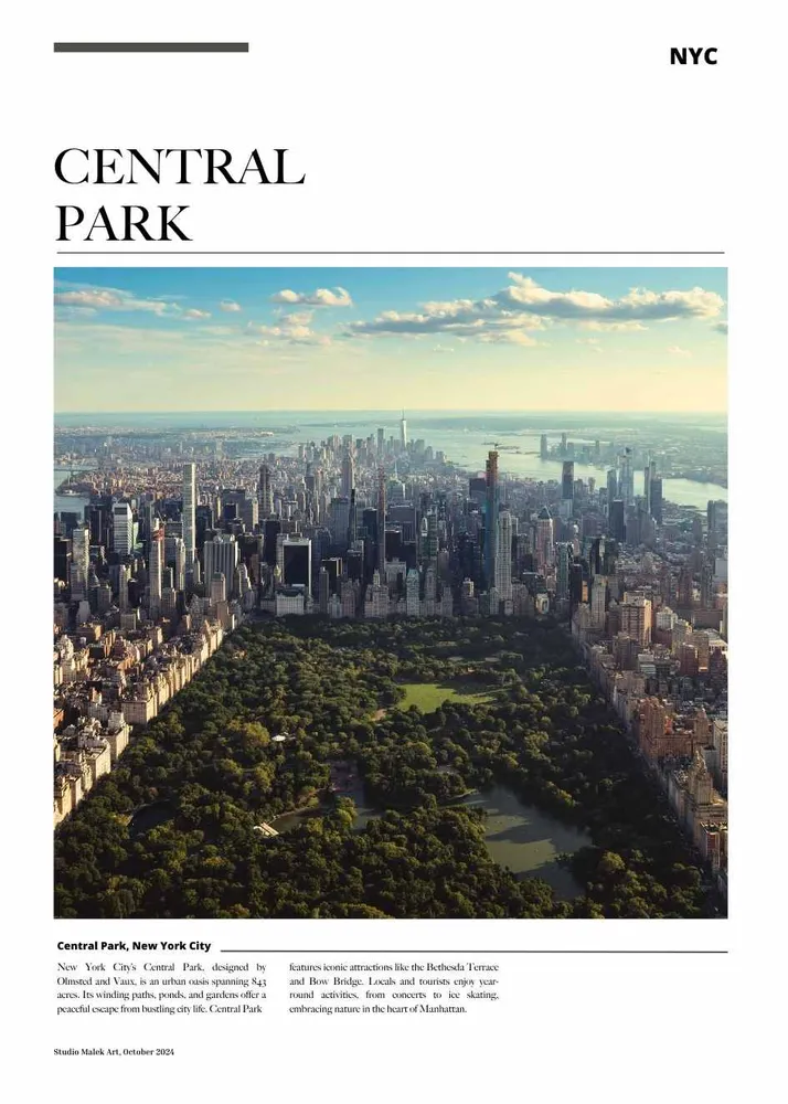 CENTRAL PARK ARTICLE studiomalek