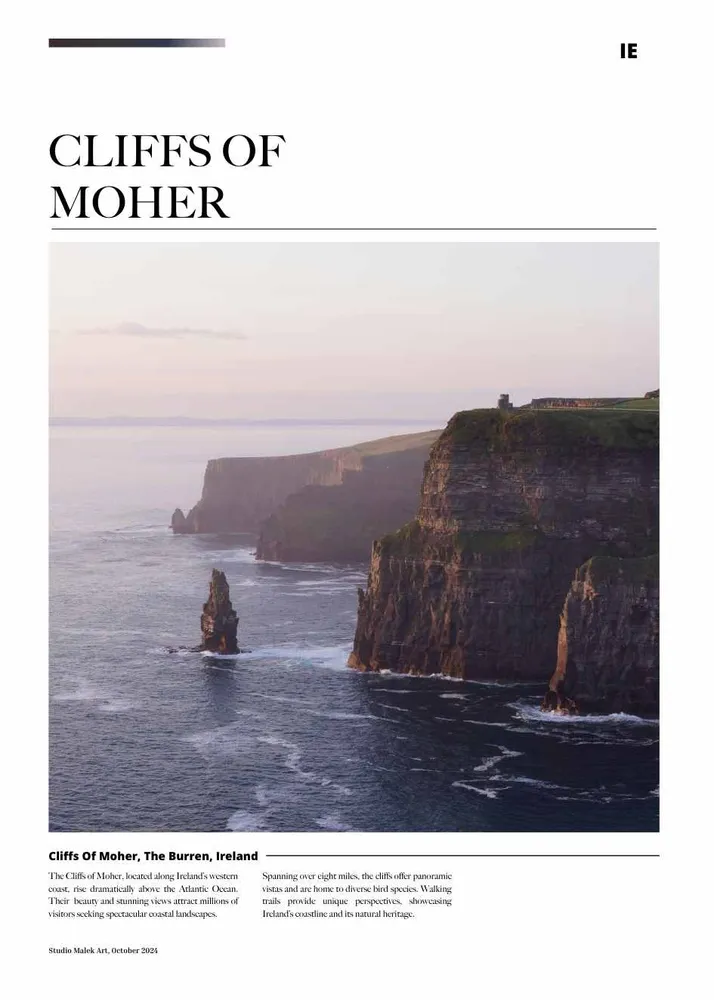 CLIFFS MOHER ARTICLE studiomalek