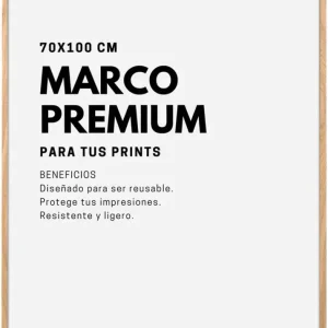 MARCO DE CUADRO ROBLE 70x100 cm studiomalek