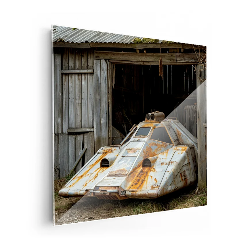 T-47 Abandonado En Granero Poster