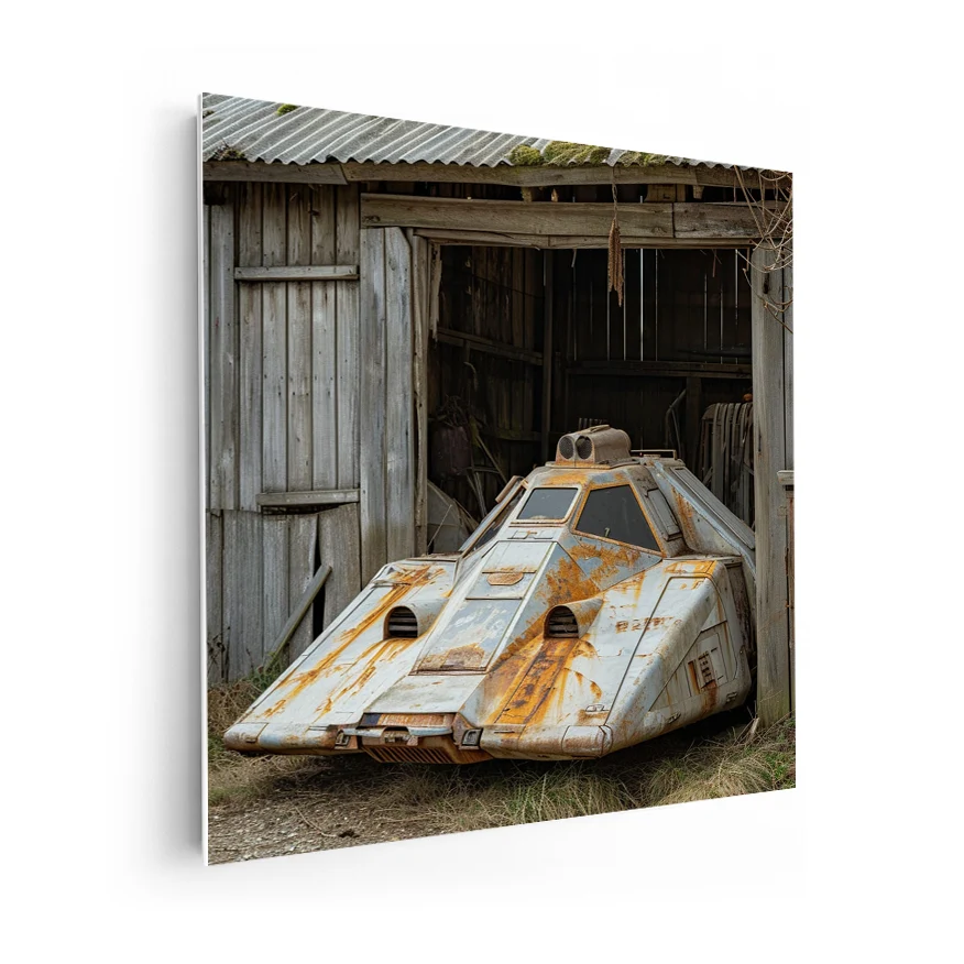T-47 Abandonado En Granero Poster