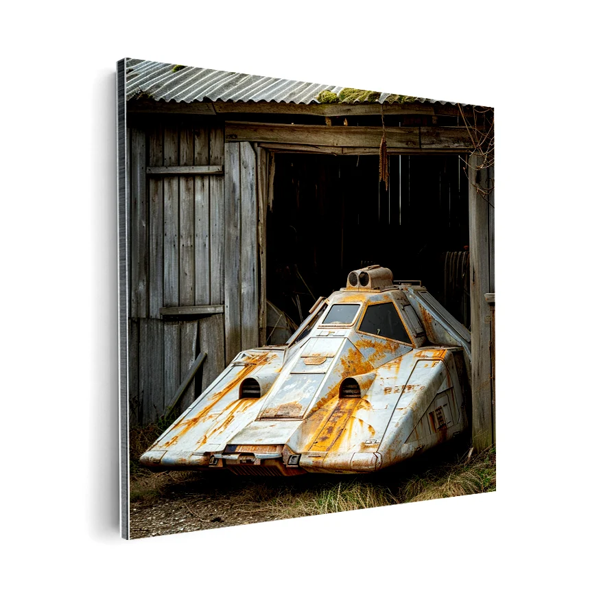 T-47 Abandonado En Granero Poster