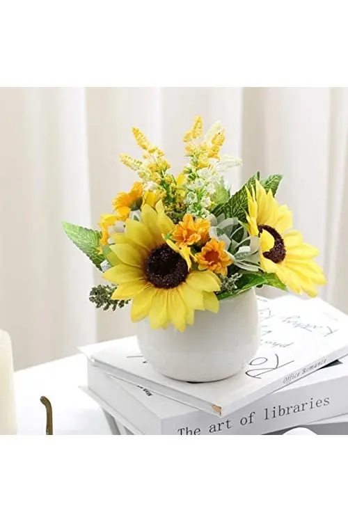 Table flowers Sunflower artificial