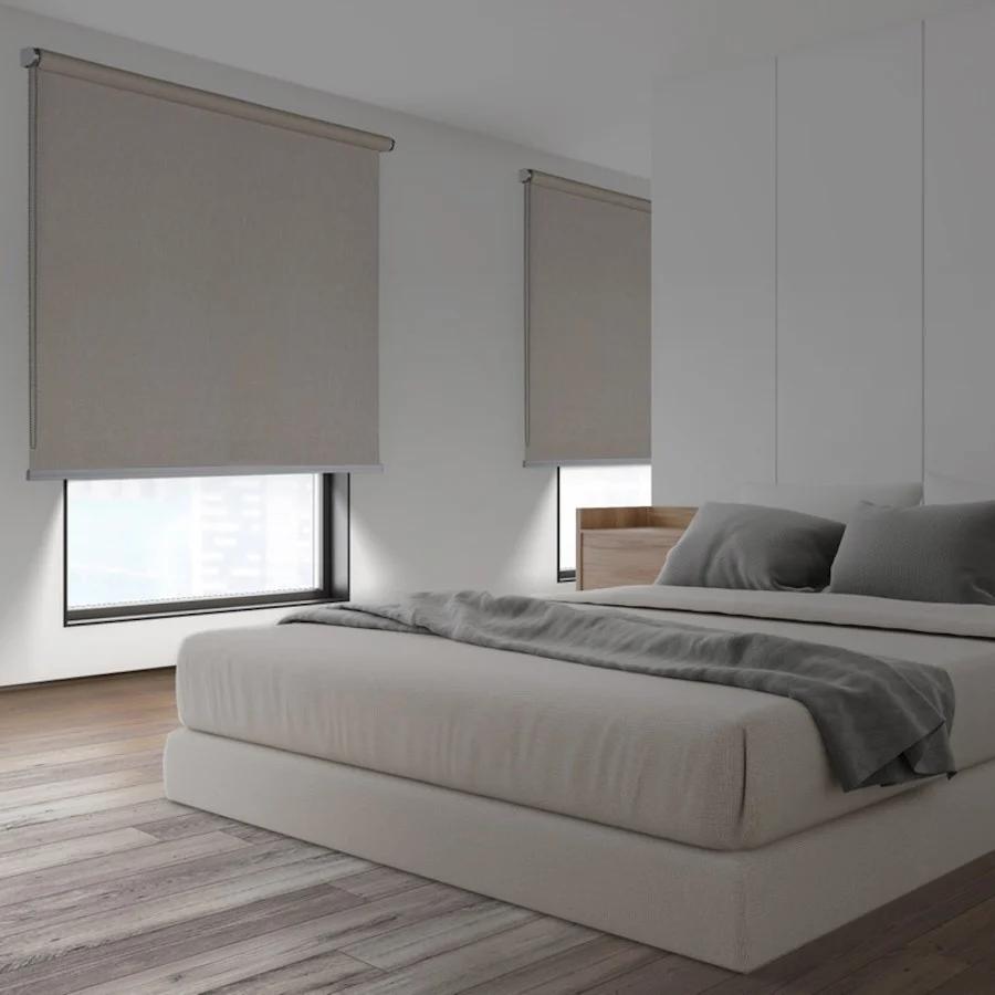 ENROLLABLE OPACO JASPEADO BEIGE 160x250 cm TES