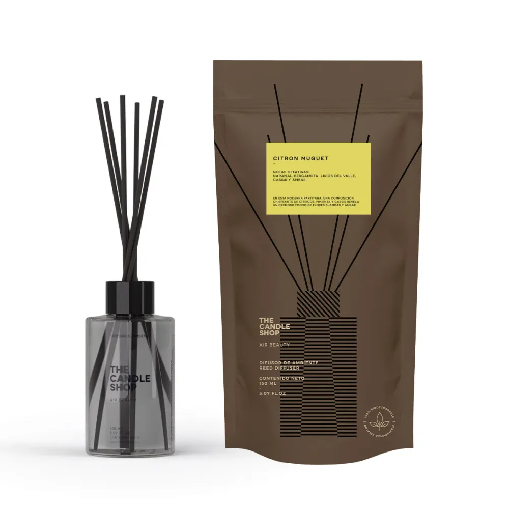 DIFUSOR BASIC CITRON MUGUET The Candle Shop - Air Beauty