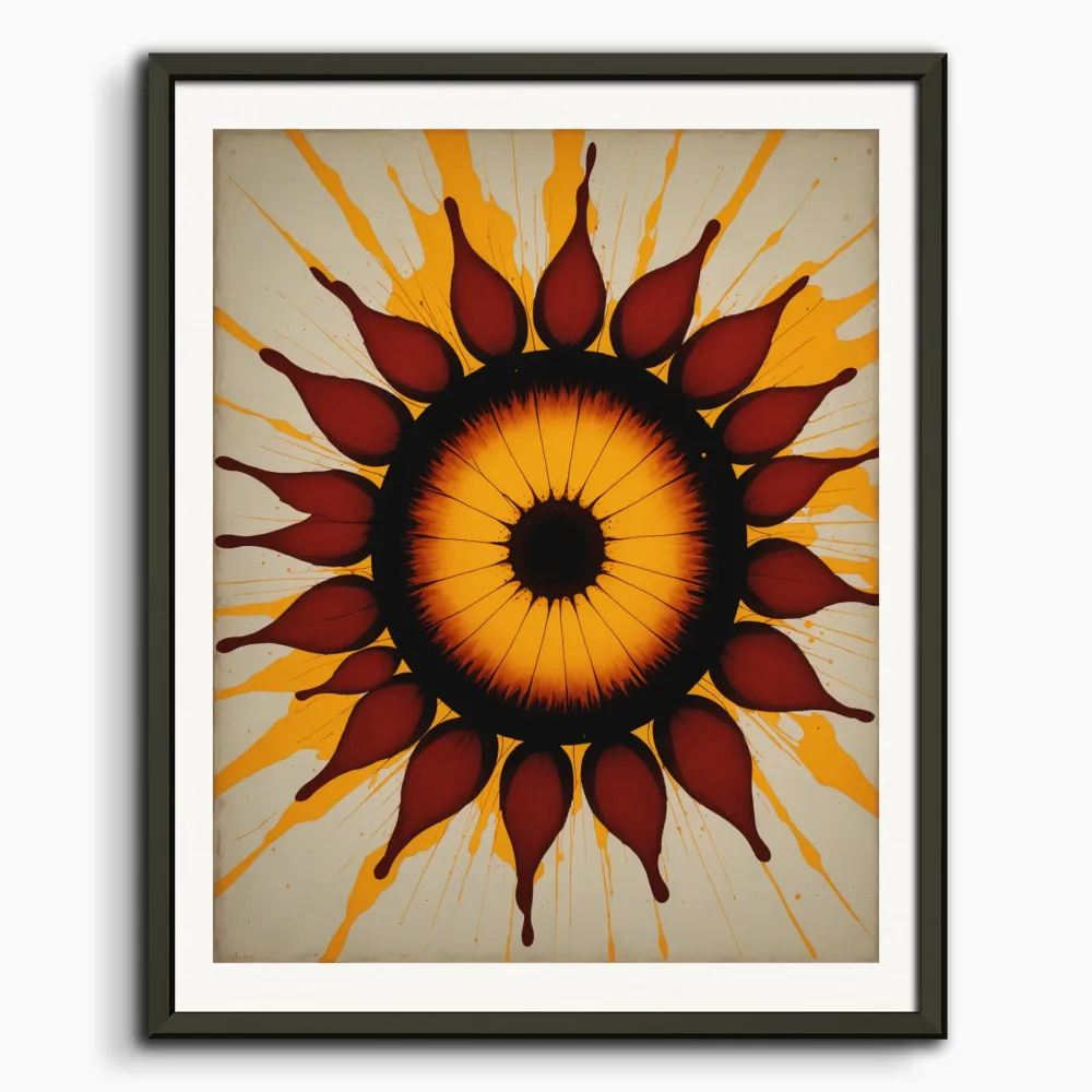 Cero arte, girasol - Póster The Object