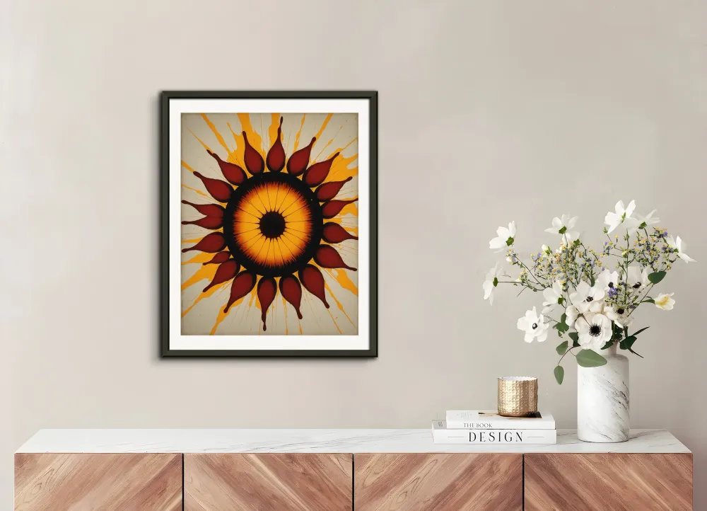 Cero arte, girasol - Póster The Object