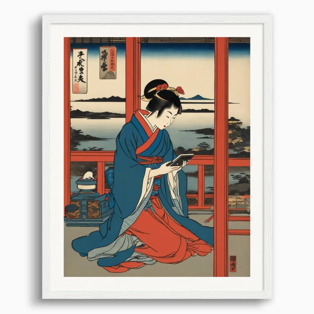 Hiroshige hypertech, geisha - Póster The Object