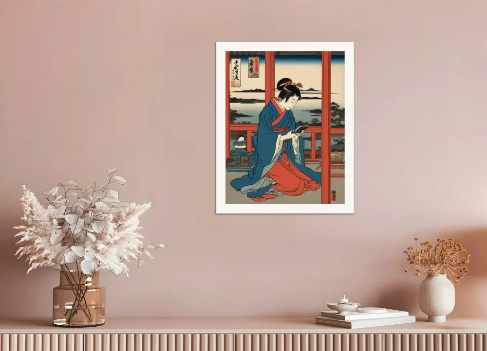 Hiroshige hypertech, geisha - Póster The Object