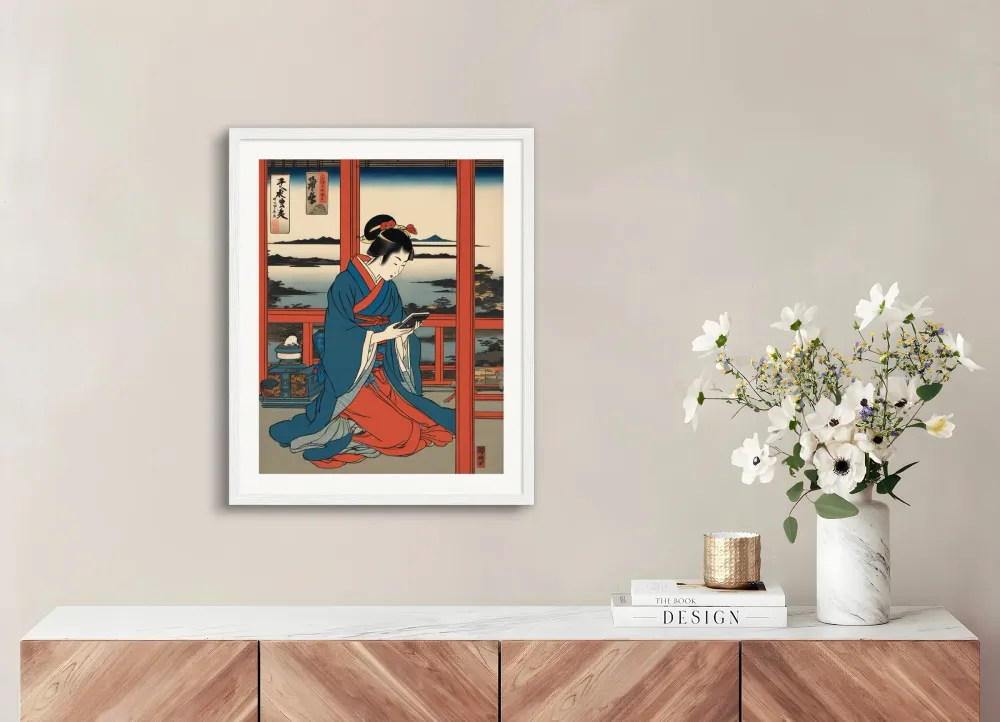 Hiroshige hypertech, geisha - Póster The Object