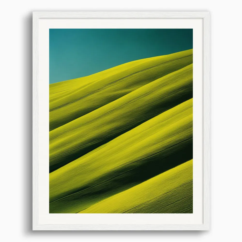 Imágenes coloridas y abstractas, capturando composiciones geométricas en paisajes, Árboles - Póster The Object