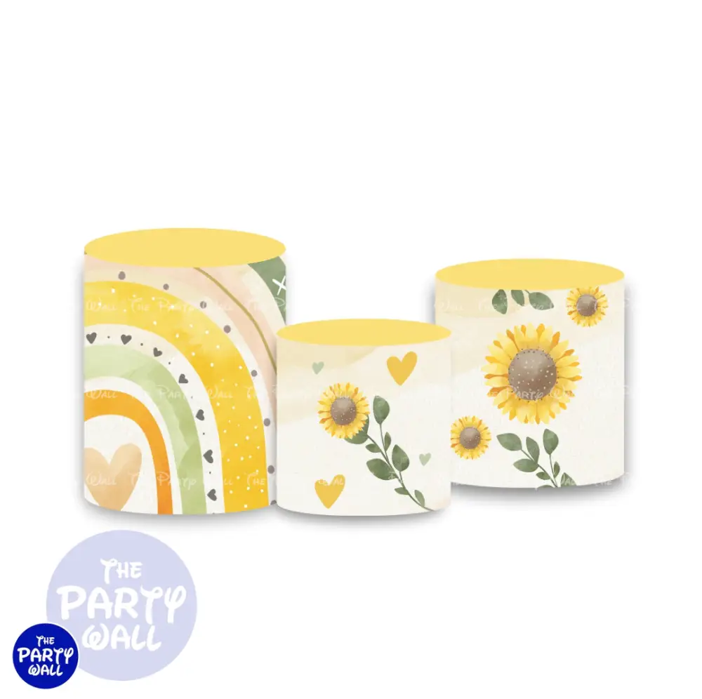Arcoíris Boho - Fundas para cilindros The Party Wall
