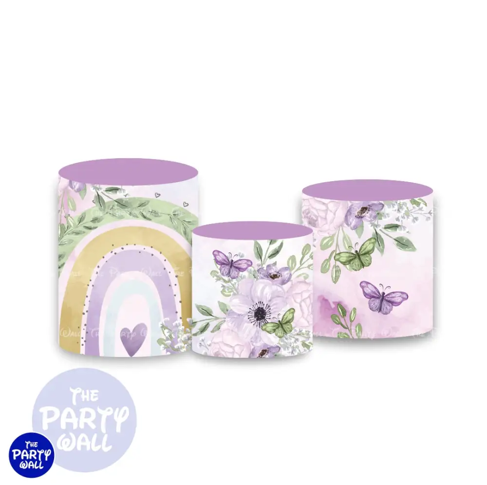 Arcoíris Boho - Fundas para cilindros The Party Wall