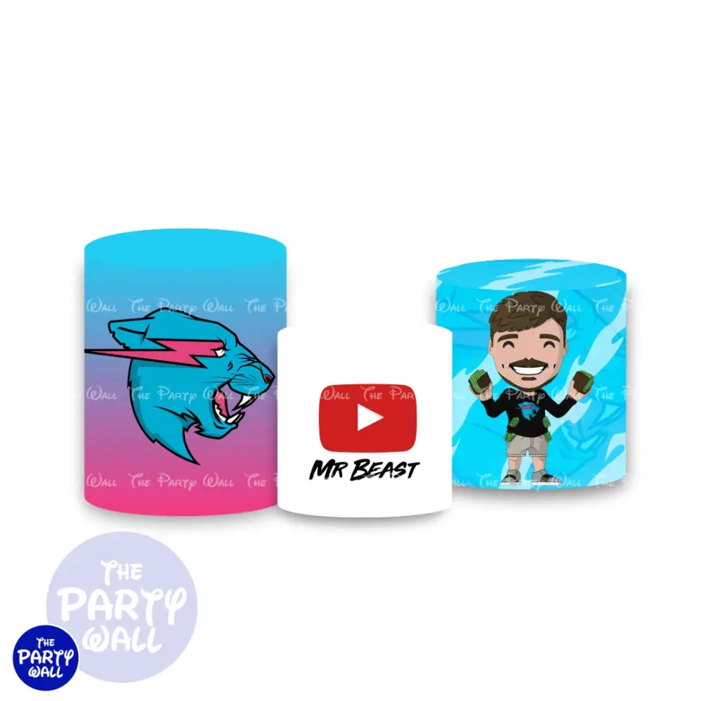 Mr Beast - Fundas para cilindros The Party Wall