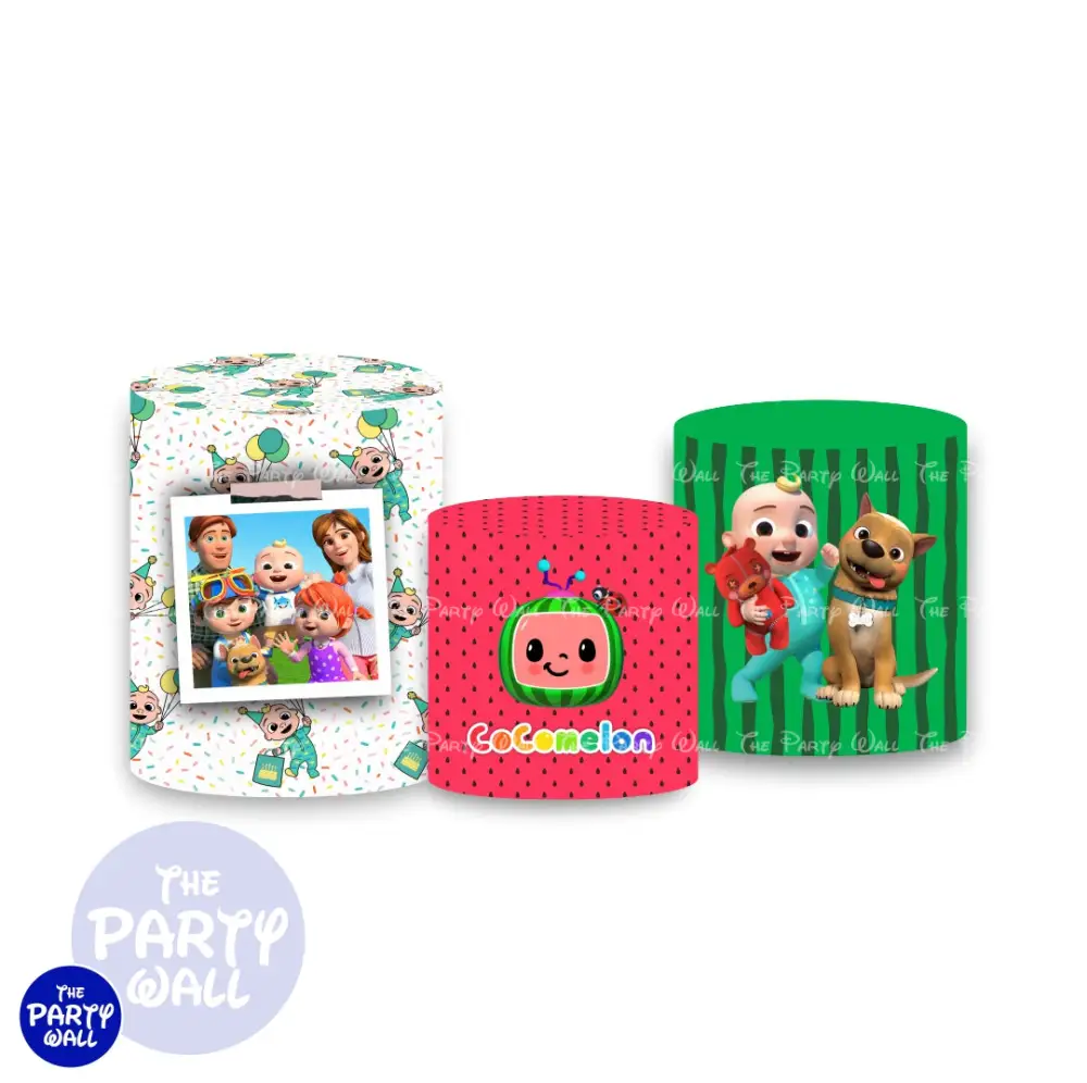 Cocomelon - Fundas para cilindros The Party Wall