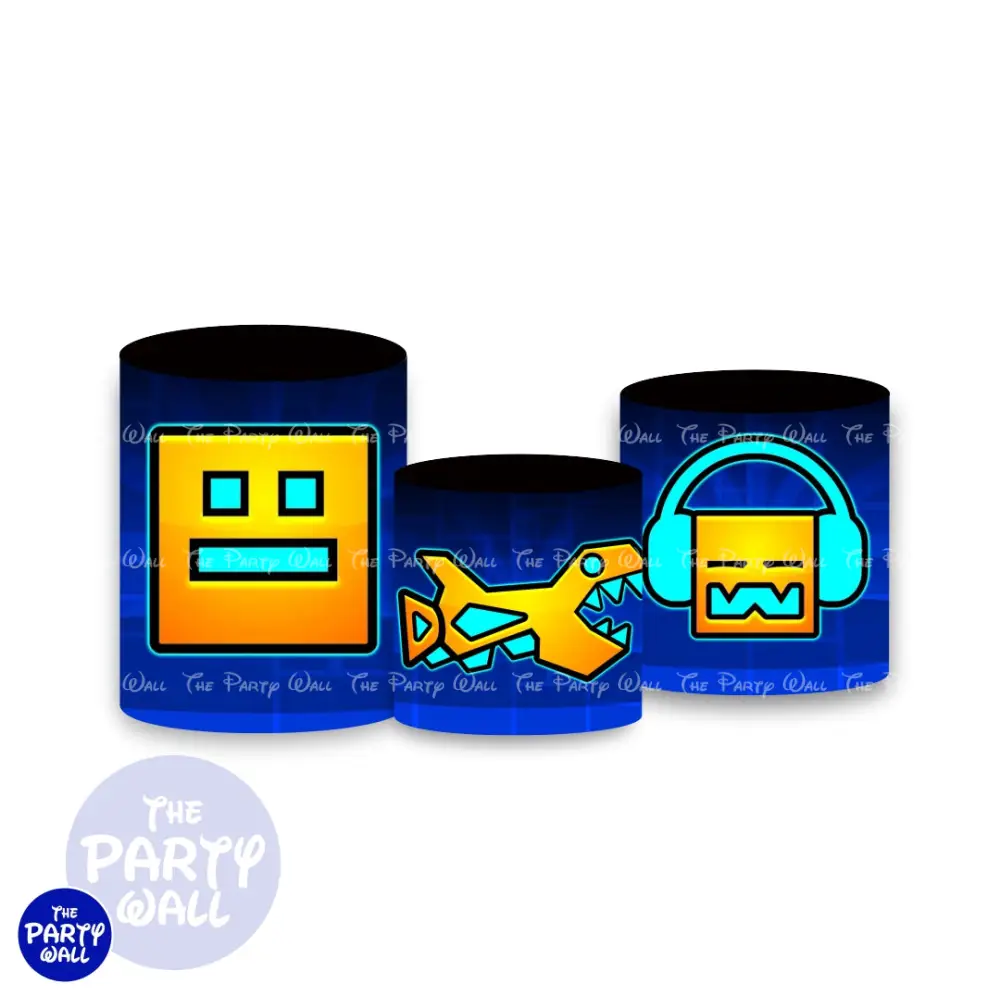 Geometry Dash - Fundas para cilindros The Party Wall