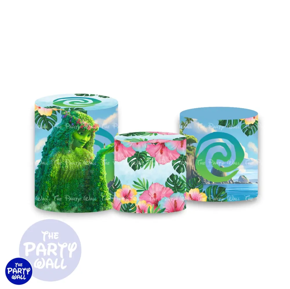 Moana - Fundas para cilindros The Party Wall