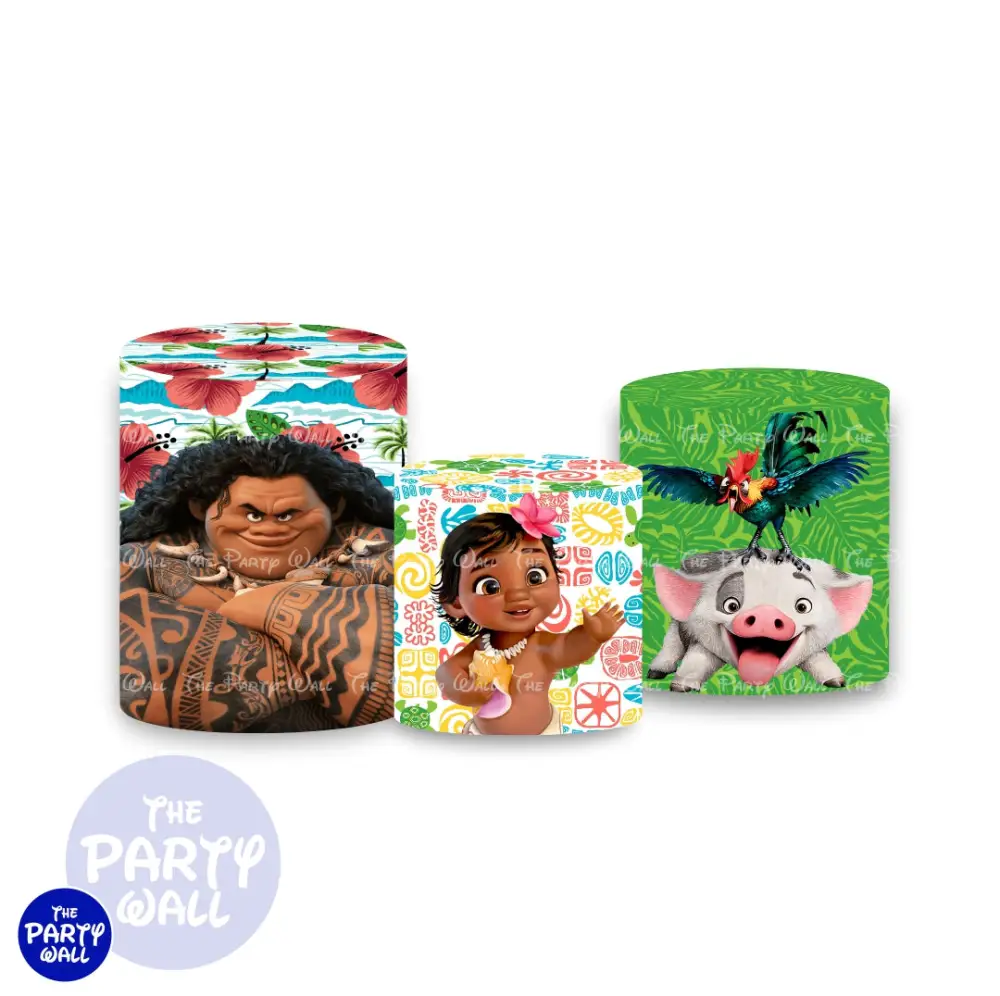 Moana - Fundas para cilindros The Party Wall