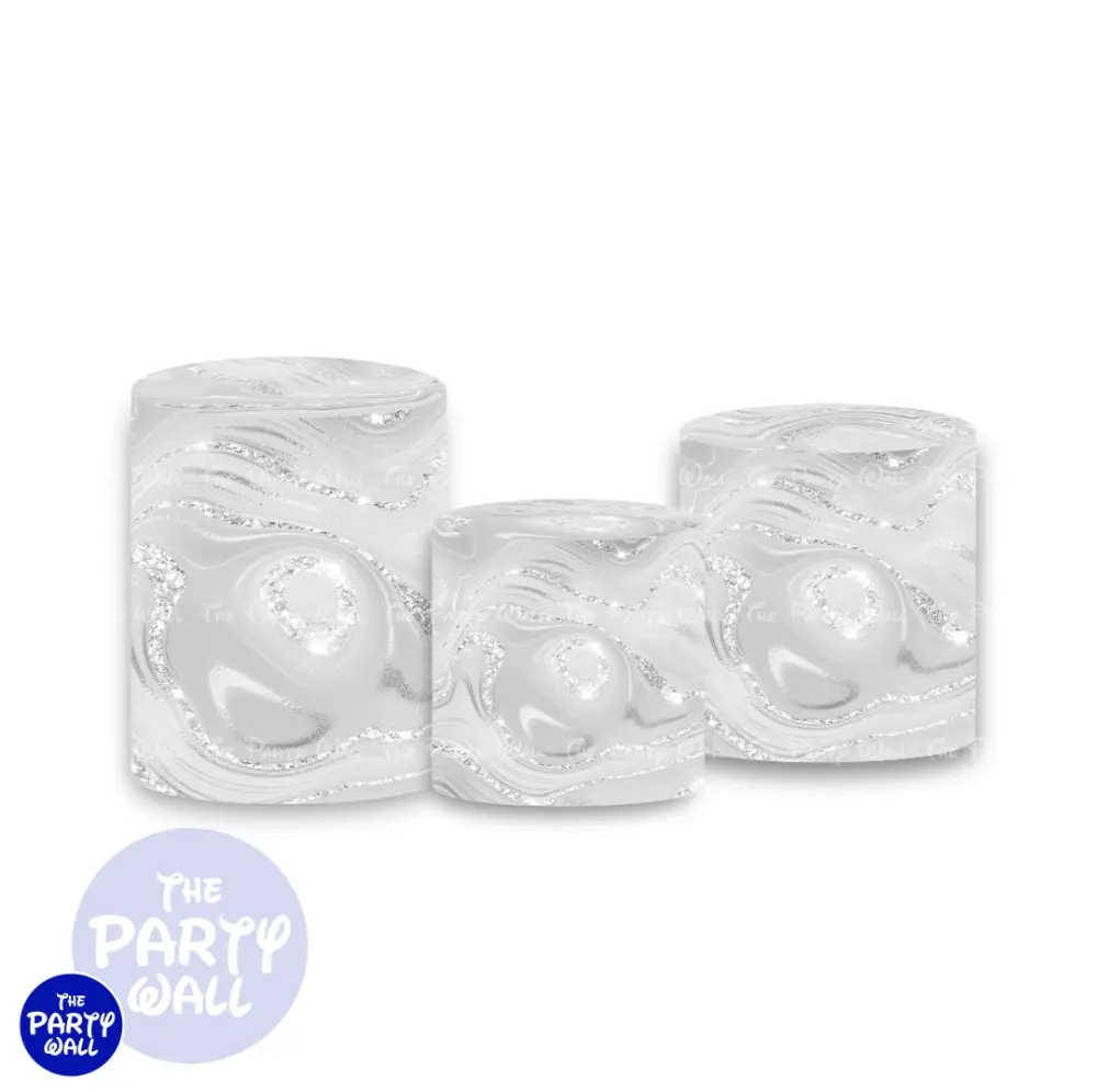 Plata - Fundas para cilindros The Party Wall