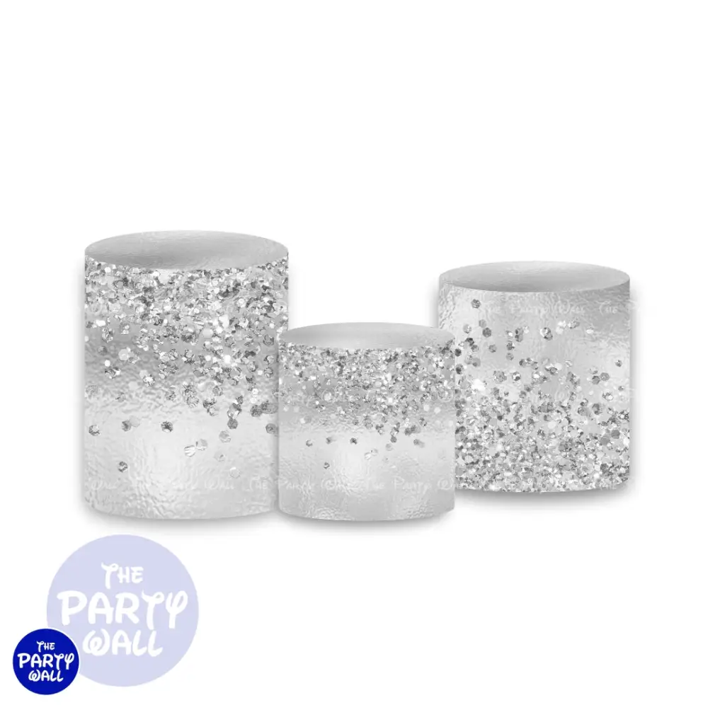 Plata - Fundas para cilindros The Party Wall