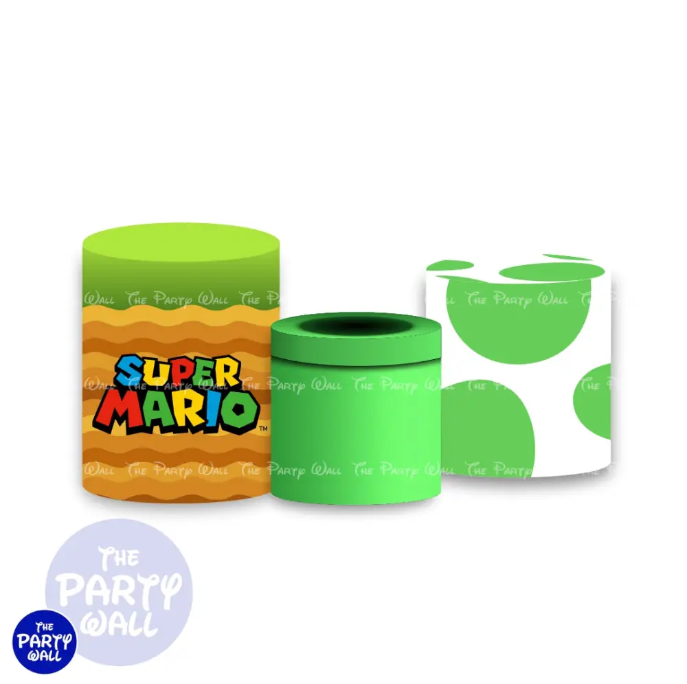 Super Mario - Fundas para cilindro The Party Wall