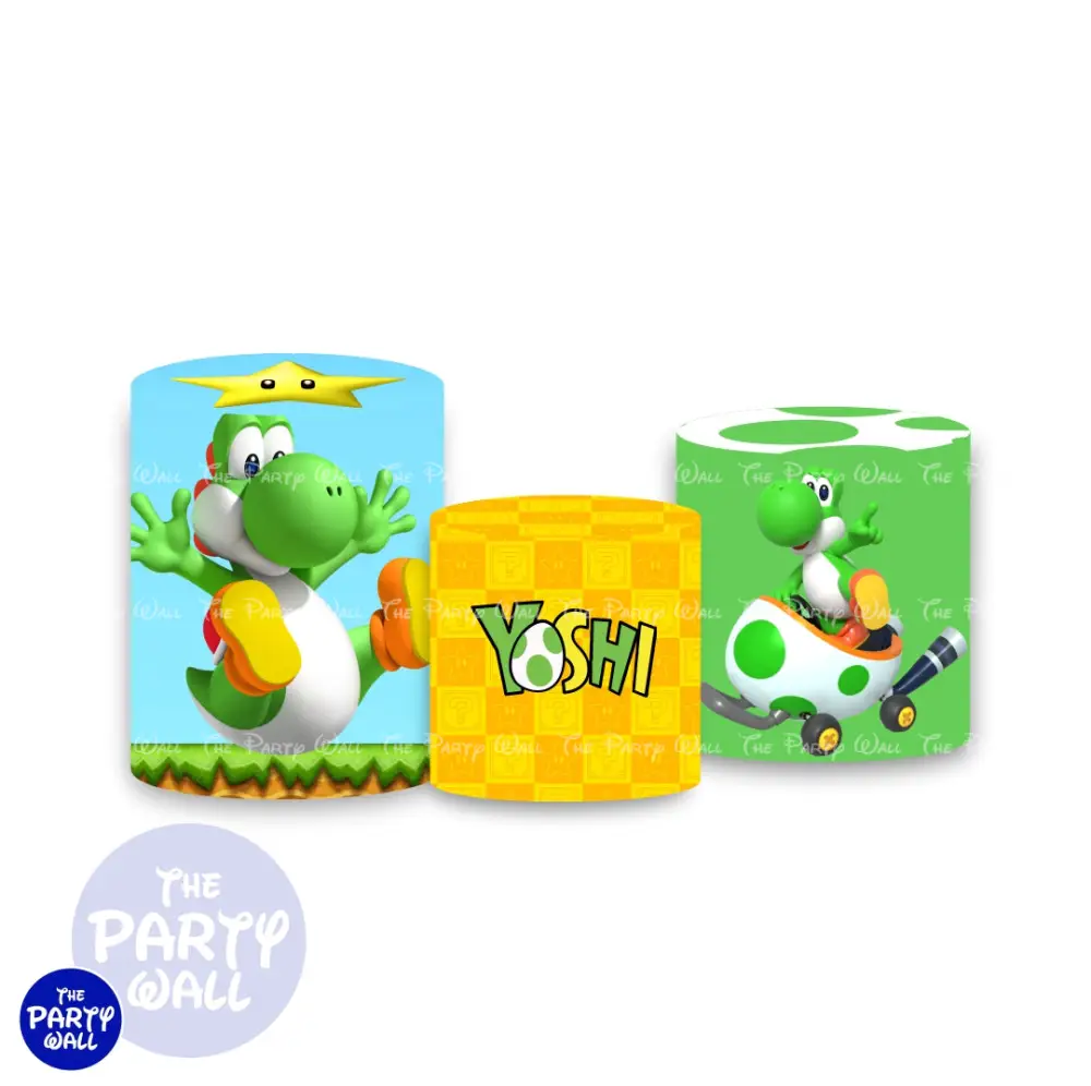 Super Mario - Fundas para cilindro The Party Wall