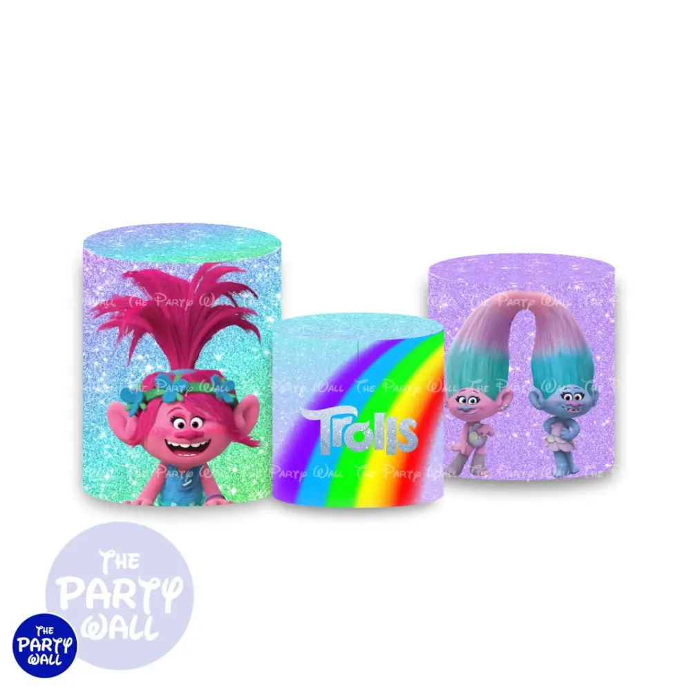 Trolls - Fundas para cilindros The Party Wall