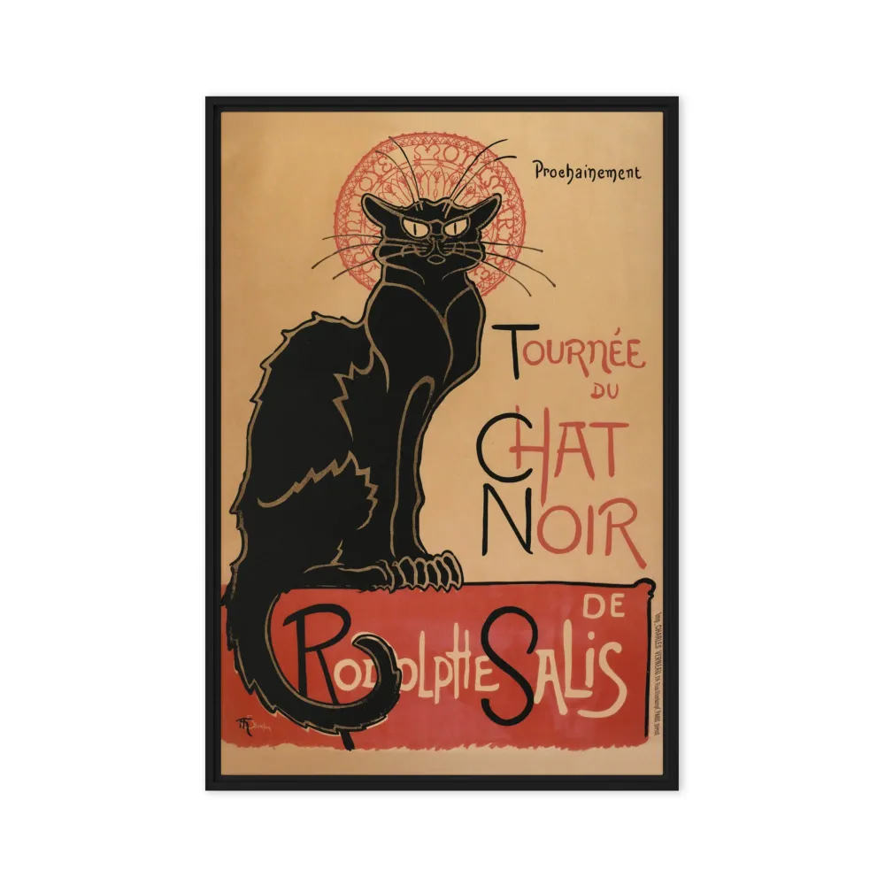 Lienzo - Théophile Steinlen, Le Chat Noir