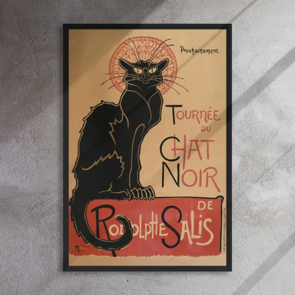 Lienzo - Théophile Steinlen, Le Chat Noir
