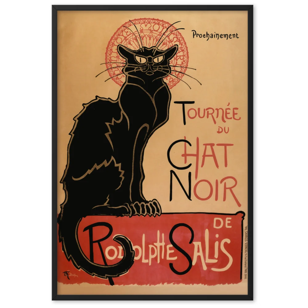 Póster - Théophile Steinlen, El gato negro