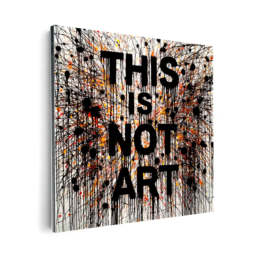 This Is Not Art Tinta Poster