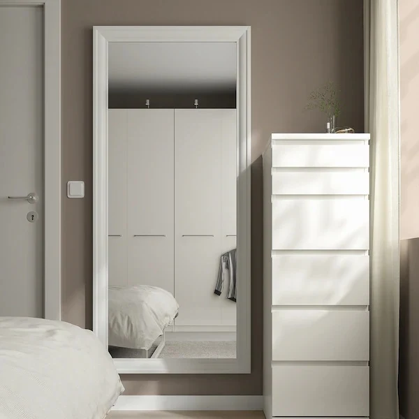 TOFTBYN ESPEJO BLANCO 75X165CM