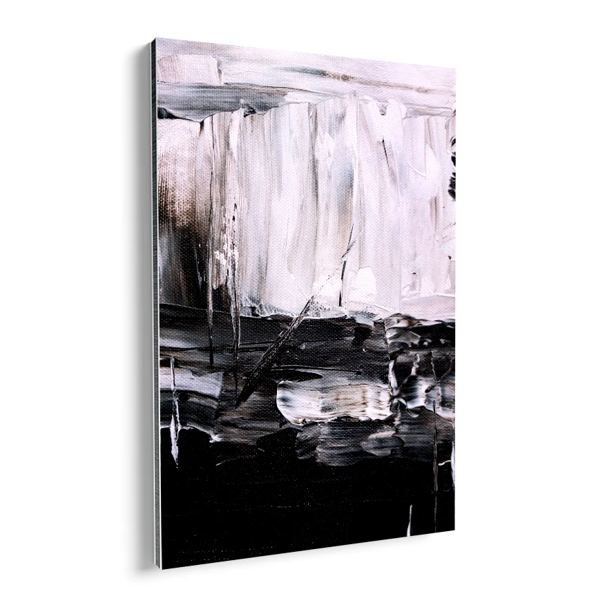 Trazos de Óleo en vertical Poster