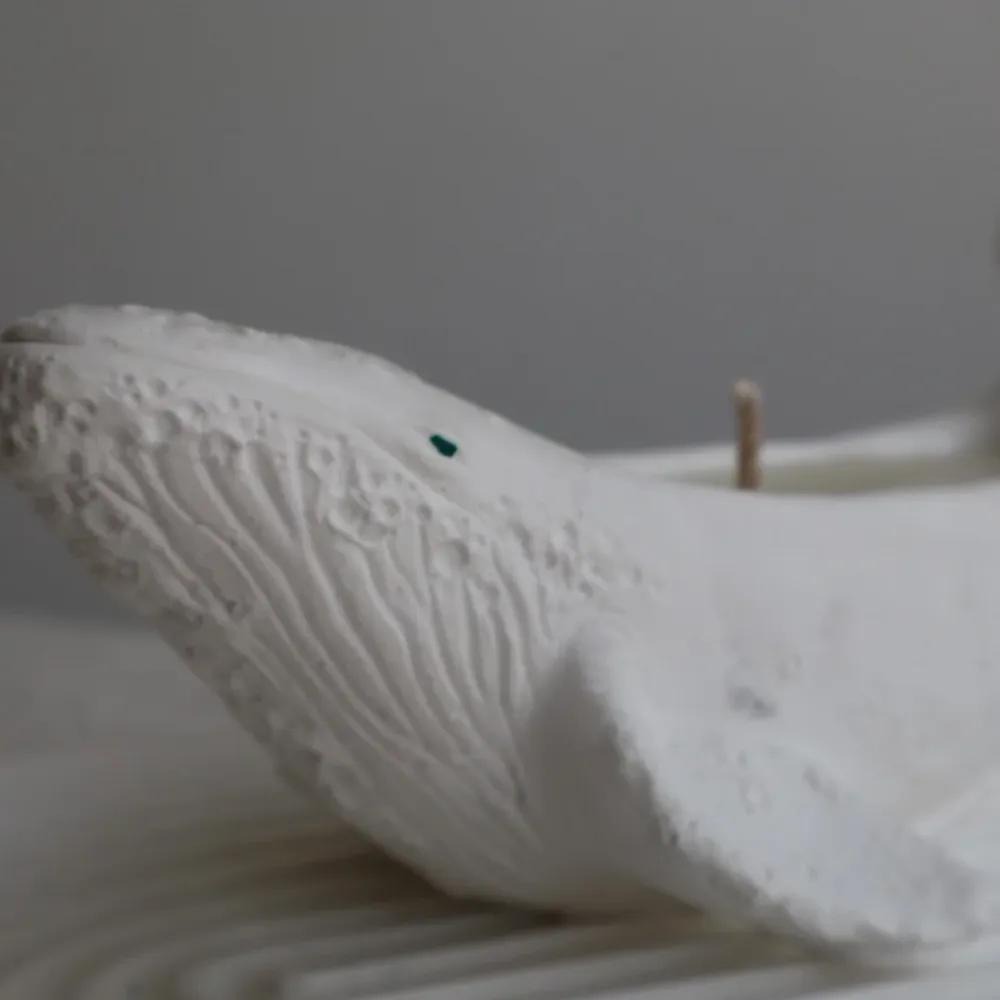 Vela aromática “Ballena” Azul