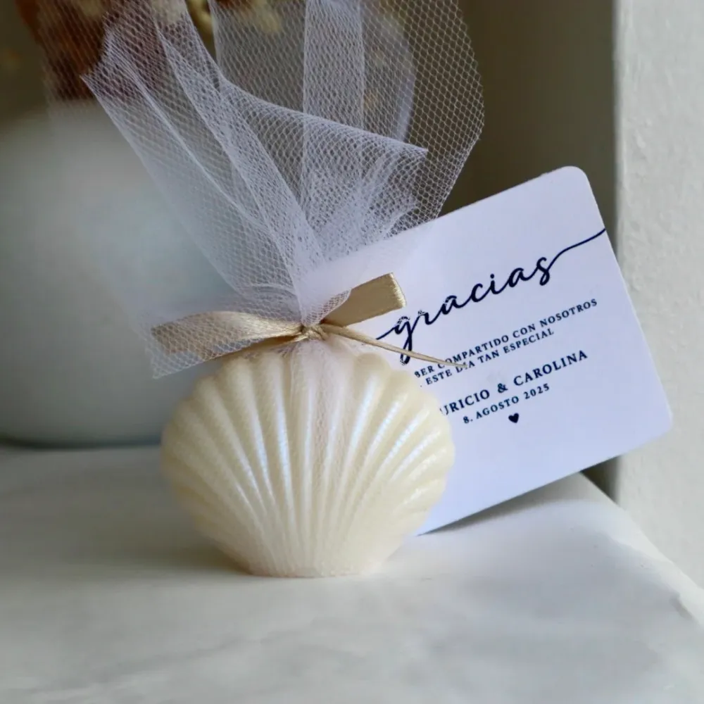 Vela «Perla del Mar» Blanco
