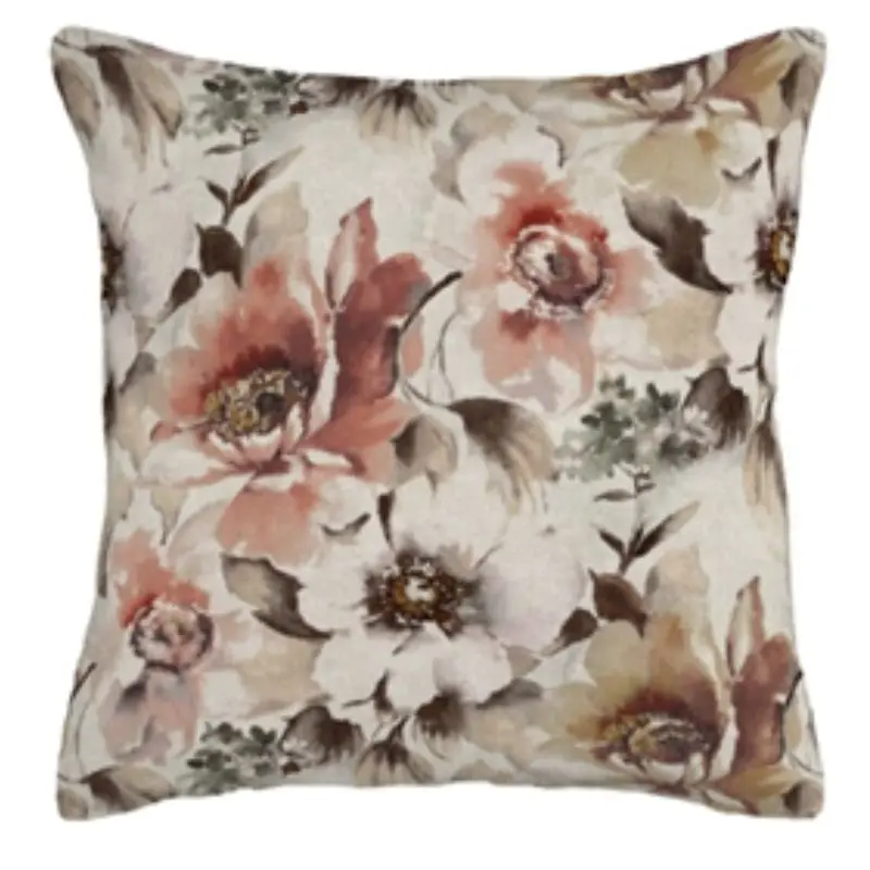 FUNDA DE COJIN LINO ASIER COORD. 45X45 TEJA MARCAVI Vidal Home