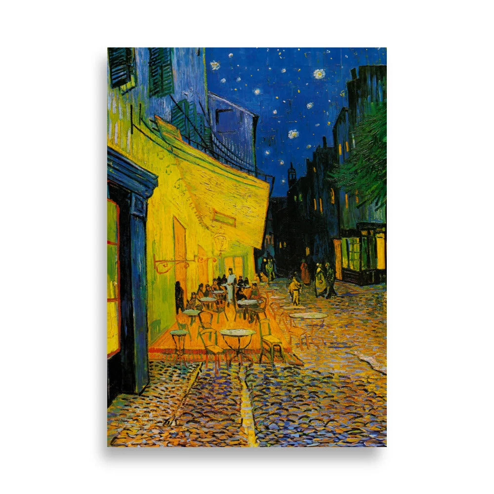 Póster - Caféterrasse am Abend Vincent van Gogh
