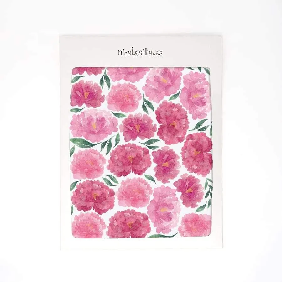 Vinilo Peonías flor