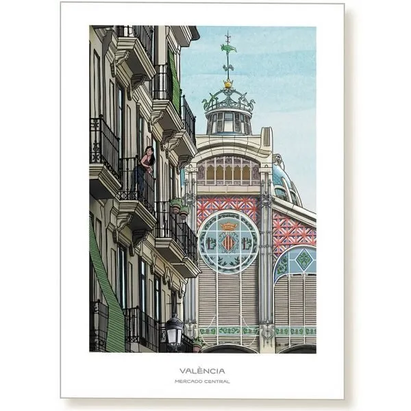 Print Mercado Central de Valencia VLC Prints