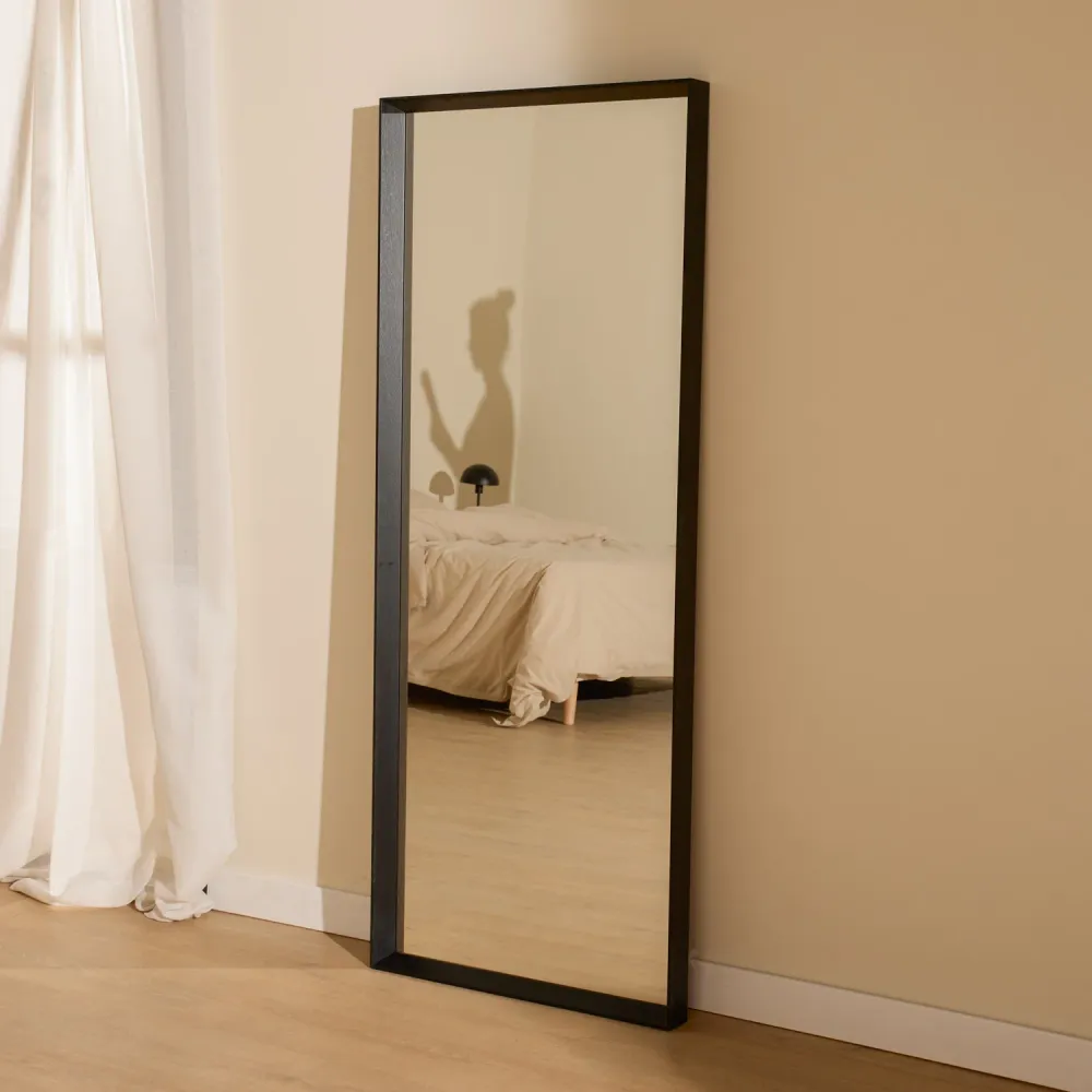 Espejo Alan negro Wabi Home