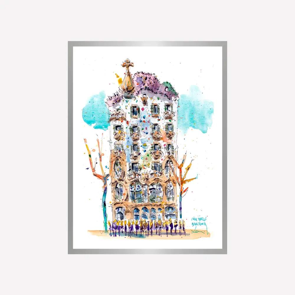 Casa Batlló Art Print A4 Xavier Julia Sanchez