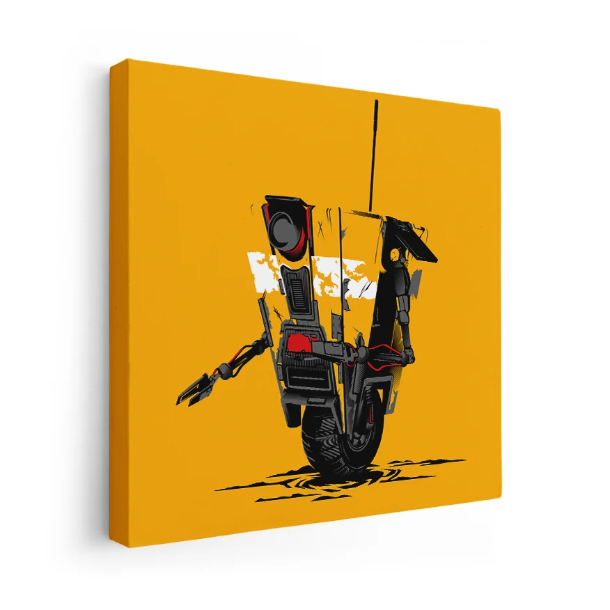 Yellow Droid Poster