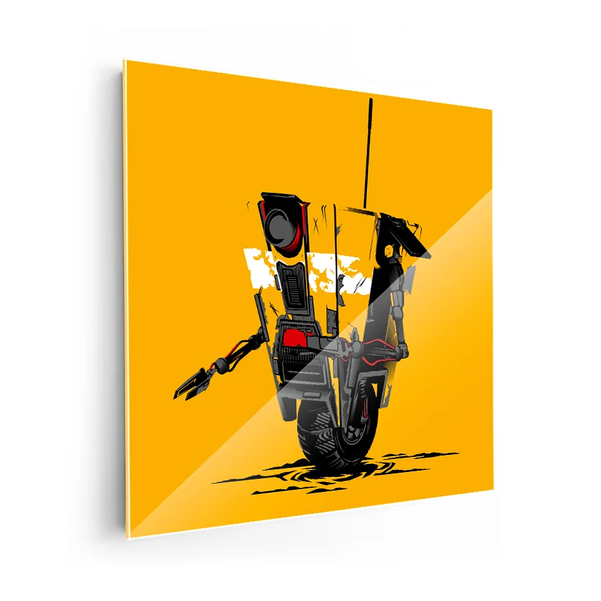 Yellow Droid Poster