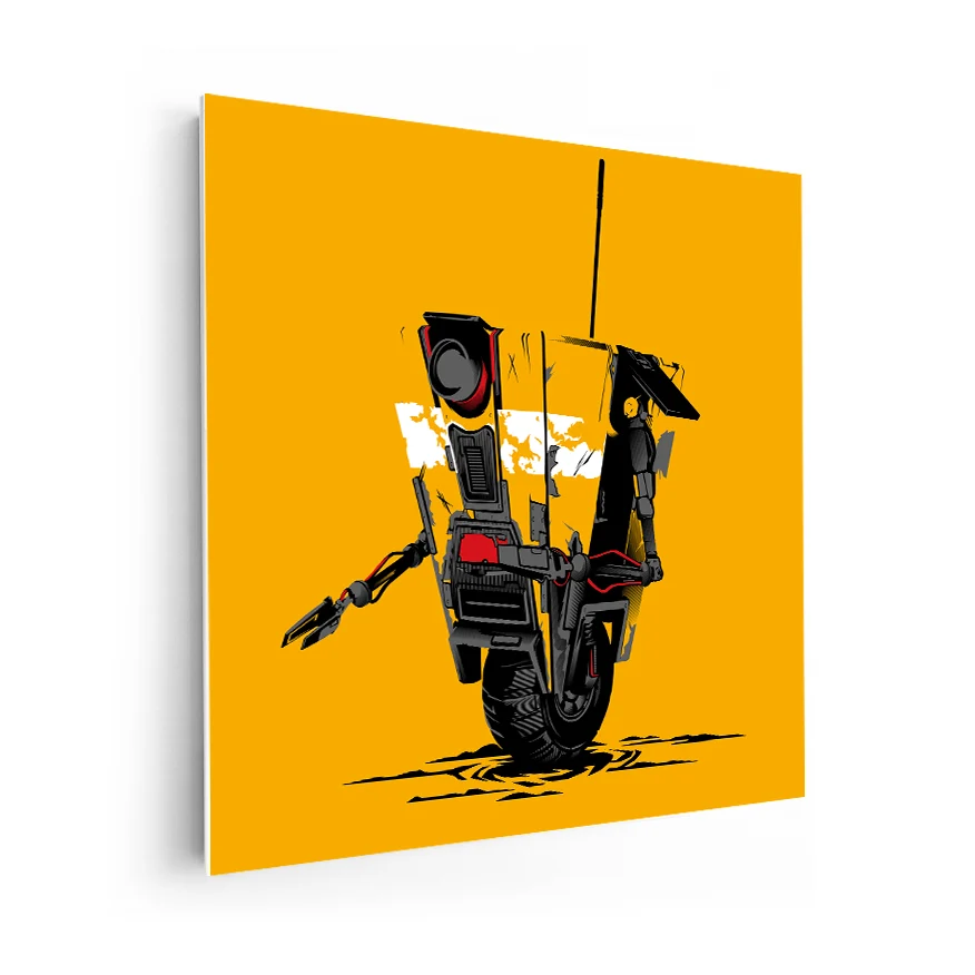 Yellow Droid Poster