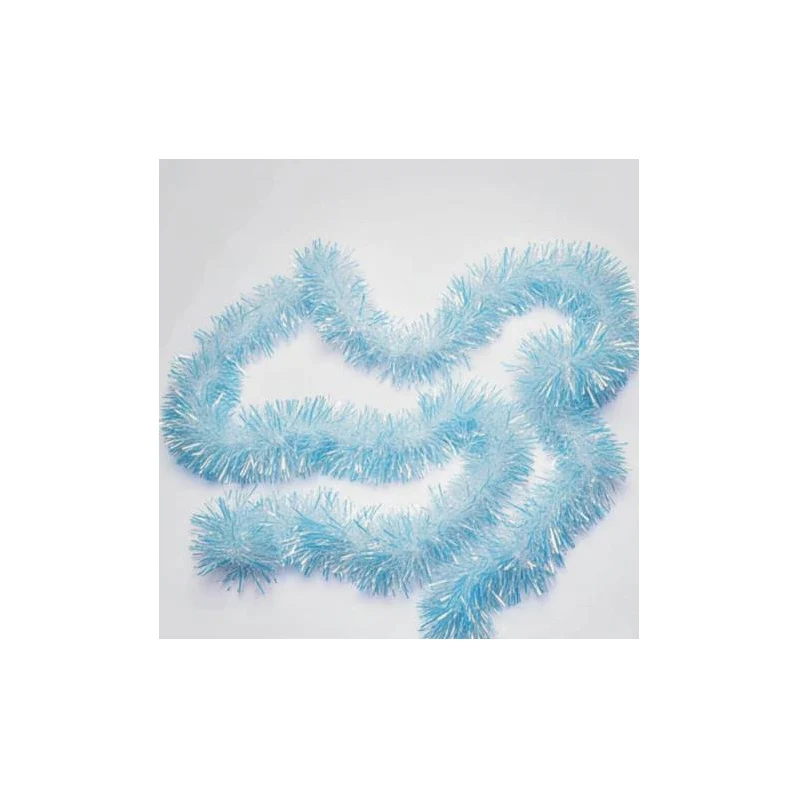 Boa Guí De Navidad Tornasol 5 Cm X 2 Mts Celeste Zona Ofertas