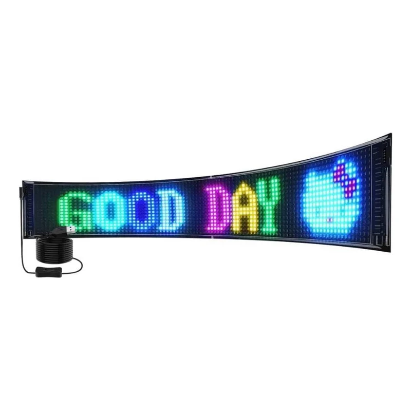Letrero Led Bluetooth Multiuso Flexible V Zona Ofertas