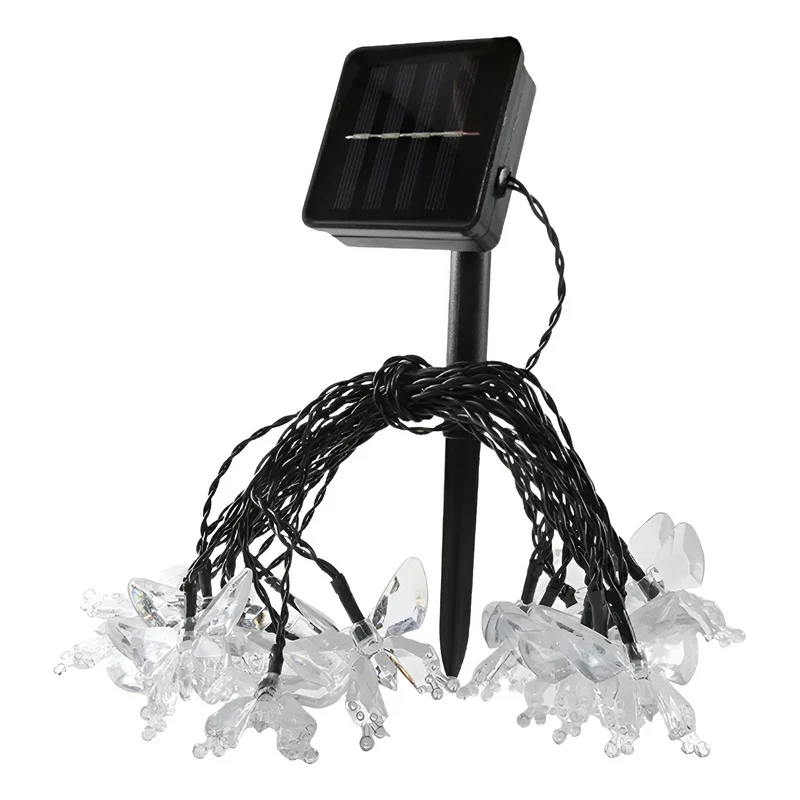 Luces Solar Guirnalda Mariposas Decoracion X Zona Ofertas
