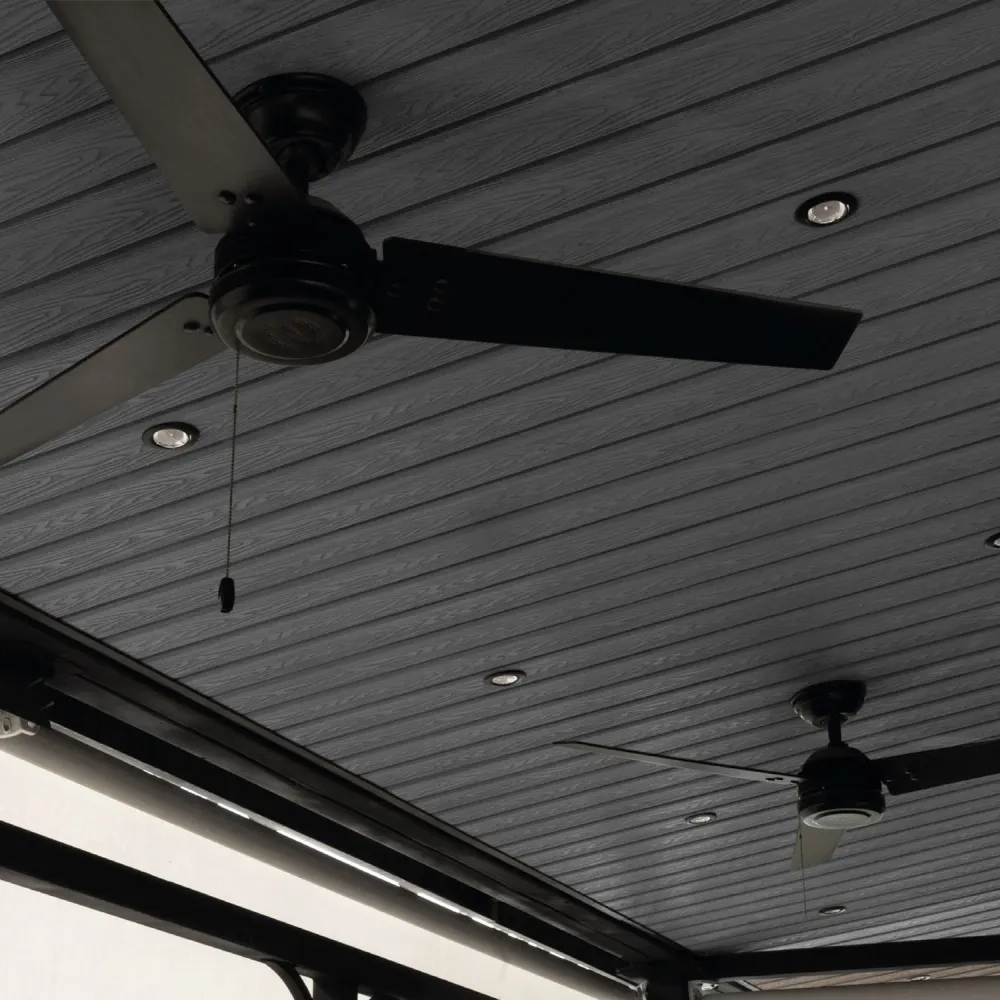 A99 DARK GRAY 12.5*240 CM DECK PARA MURO EXTRUIDO WALL CLADDING (CAJA 8 PZAS) ZUCASA® México